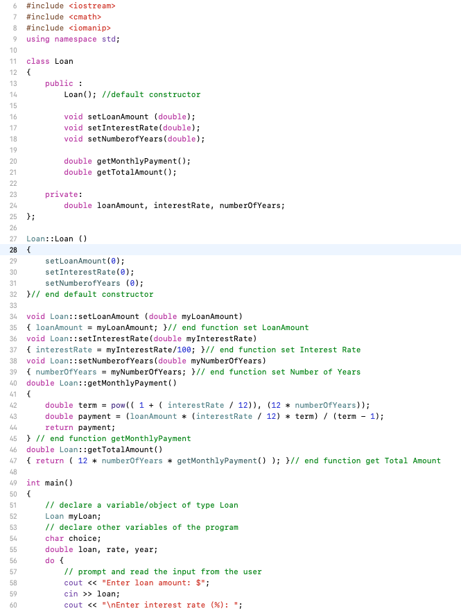 In C++ modify this code to validate the input (not allow any