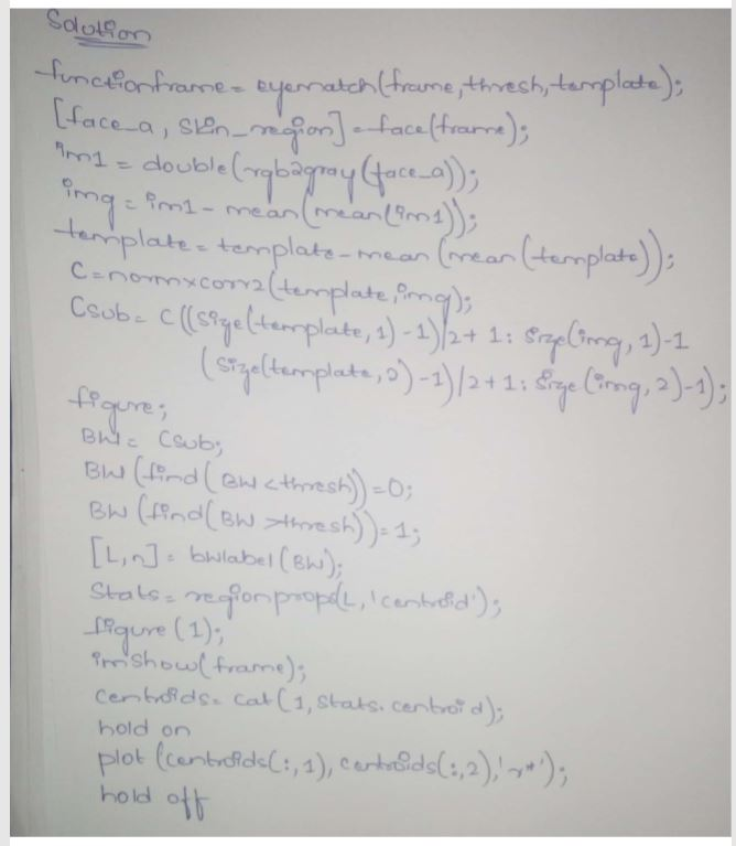 Sir I need a Matlab Code for Hawk Eye. code with video
