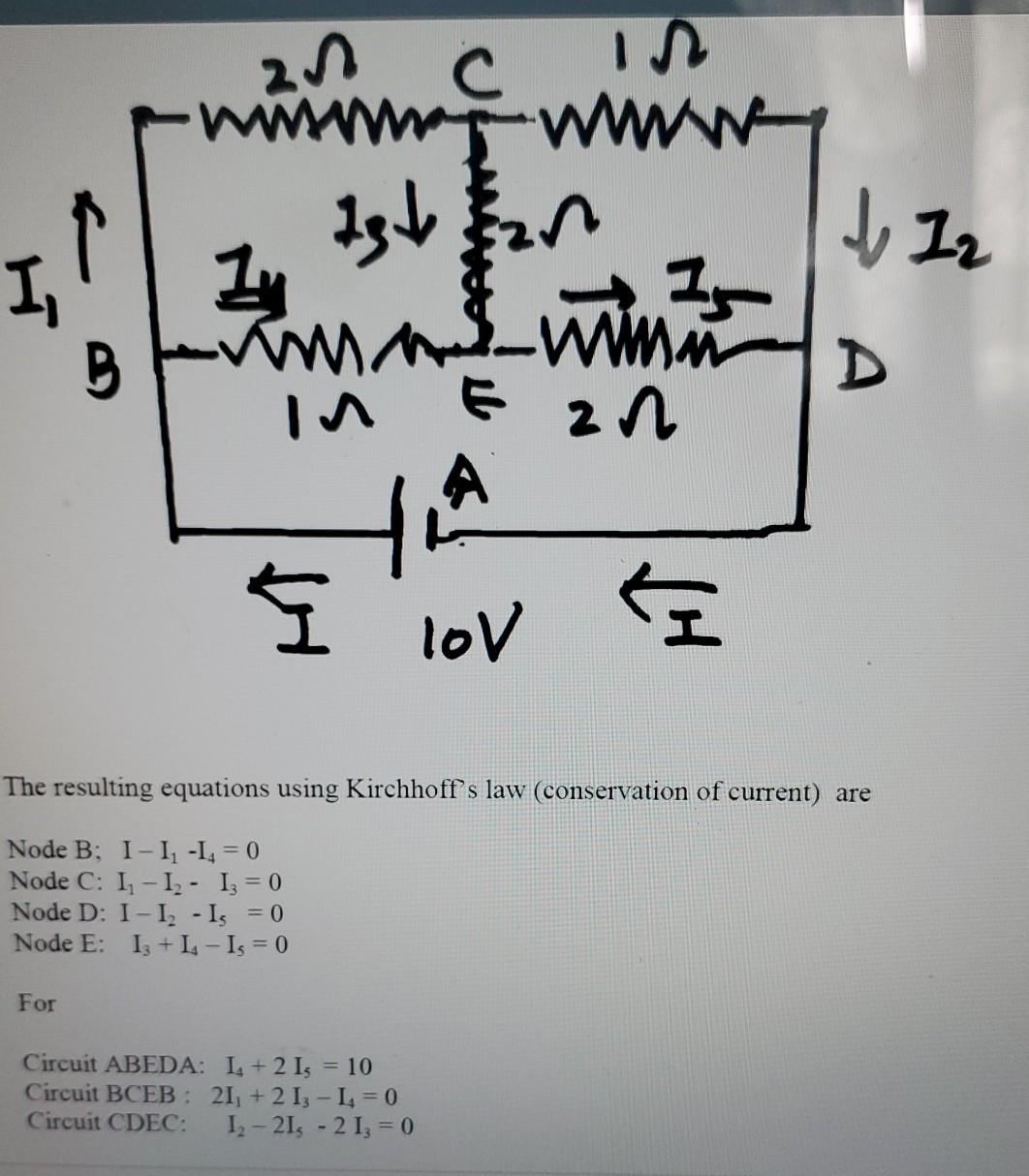 has five resistances and single power source A. Assume that the positive