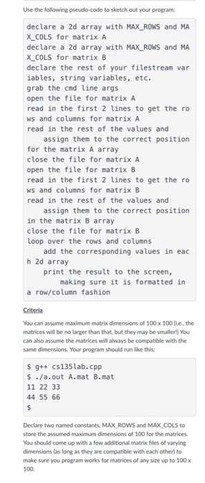 line arguments, adds them together, and prints the result to the screen.