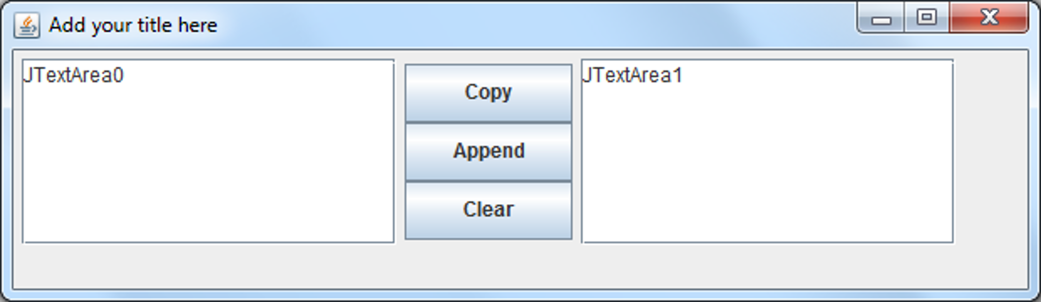 Design a GUI application as shown below and perform the following tasks