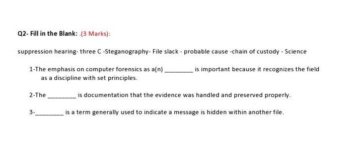 not take up an entire sector. 5-Criminal trials are often preceded by