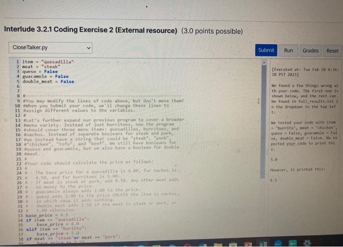 after following all steps. Also changing the original base_price from 4.5 to
