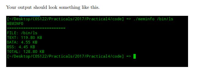 Task 1 - Memory Information [10 + 5 Marks] This task does