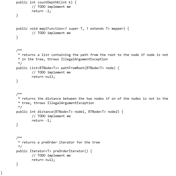 node8 = new BTNode(8); BTNode nodeNegative2 = new BTNode(-2); BTNode node4 =