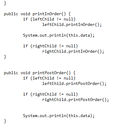 node5 = new BTNode(5, node2, node6, null); return new BinaryTree(node5); } public