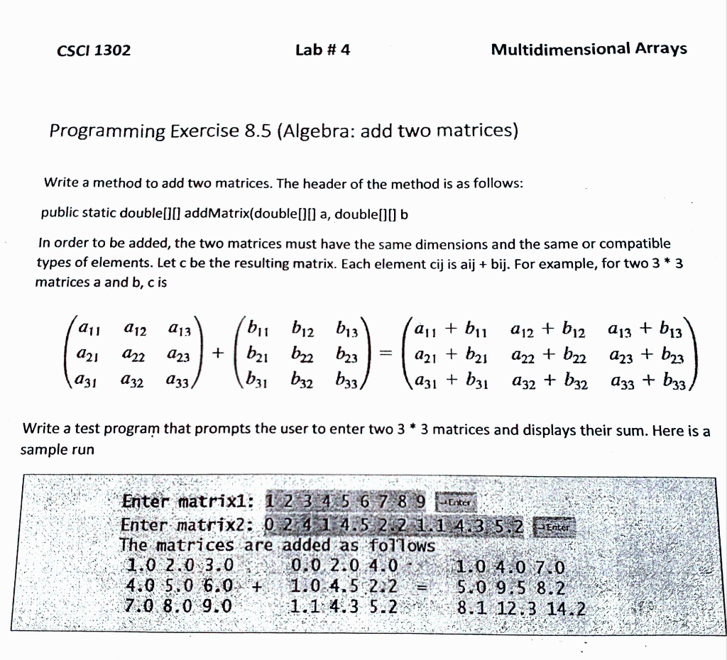 I am having trouble with this programming exercise, please help. I need