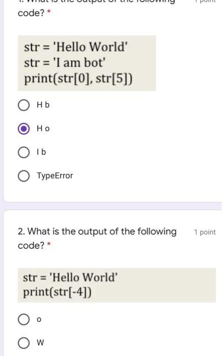  code? * str = 'Hello World' str = 'I am bot'