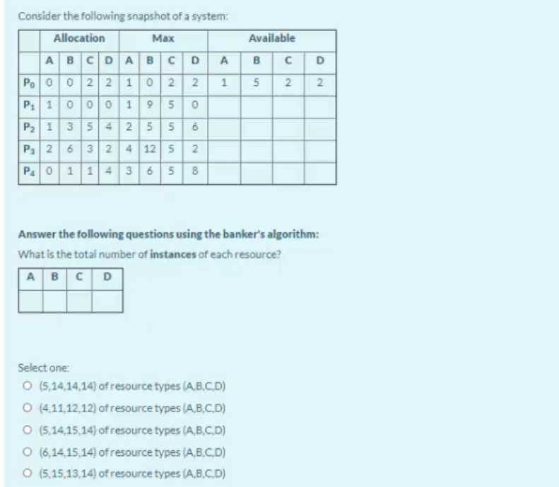 Available B D 2 1 5 2 2 Consider the following