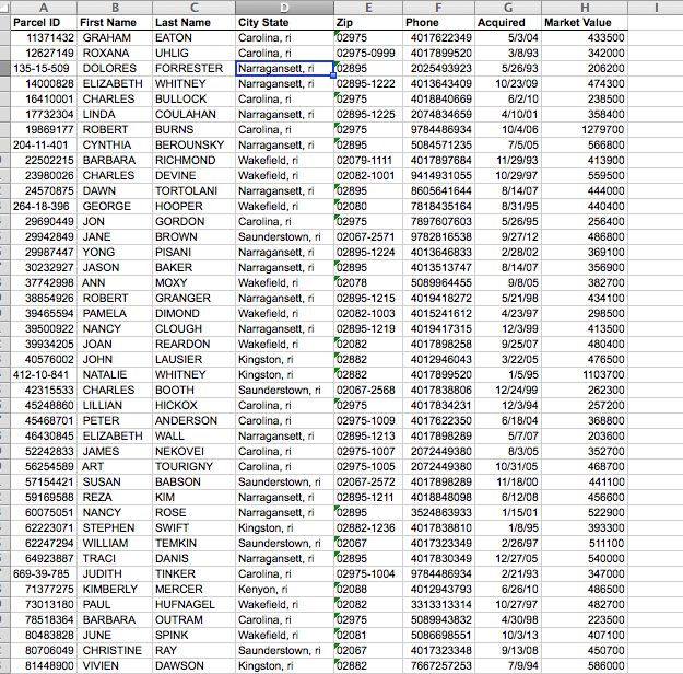  -Convert all zip codes to 5 digits (using IF, LEFT and