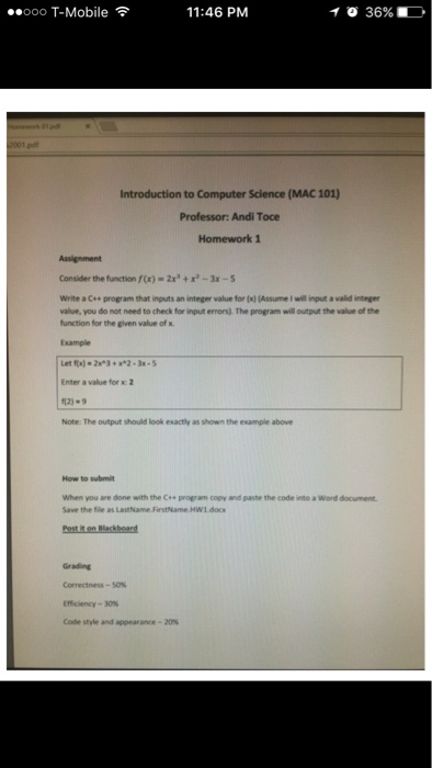  Consider the function f(x) = 2x^3 + x^2 - 3x -