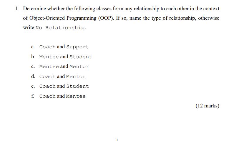 class 'Student' is fully given. Do nothing to it. // As for