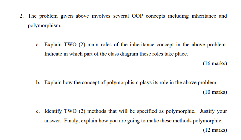 other classes, the declaration are partially given. Complete the rest. class Student{