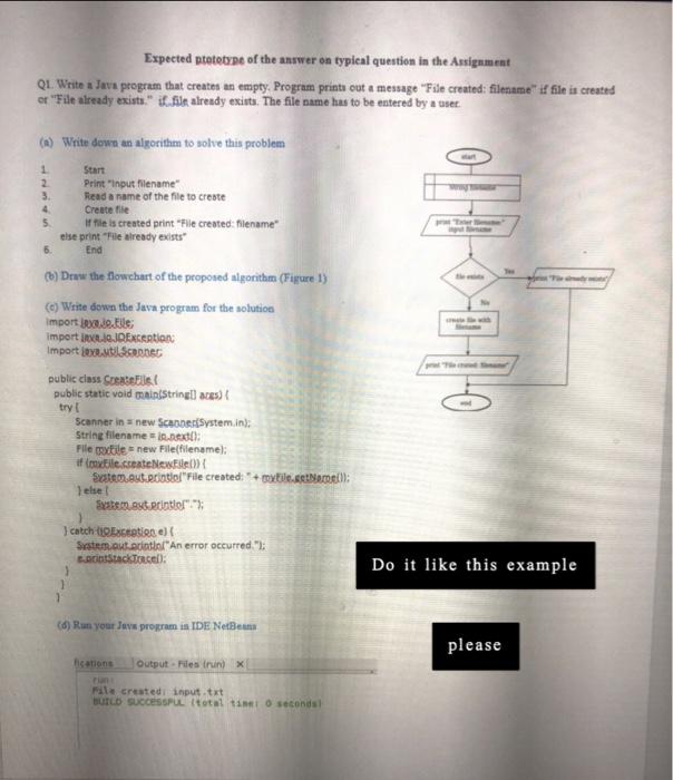 Write down an algorithm to solve this problem (b) Draw the flowchart