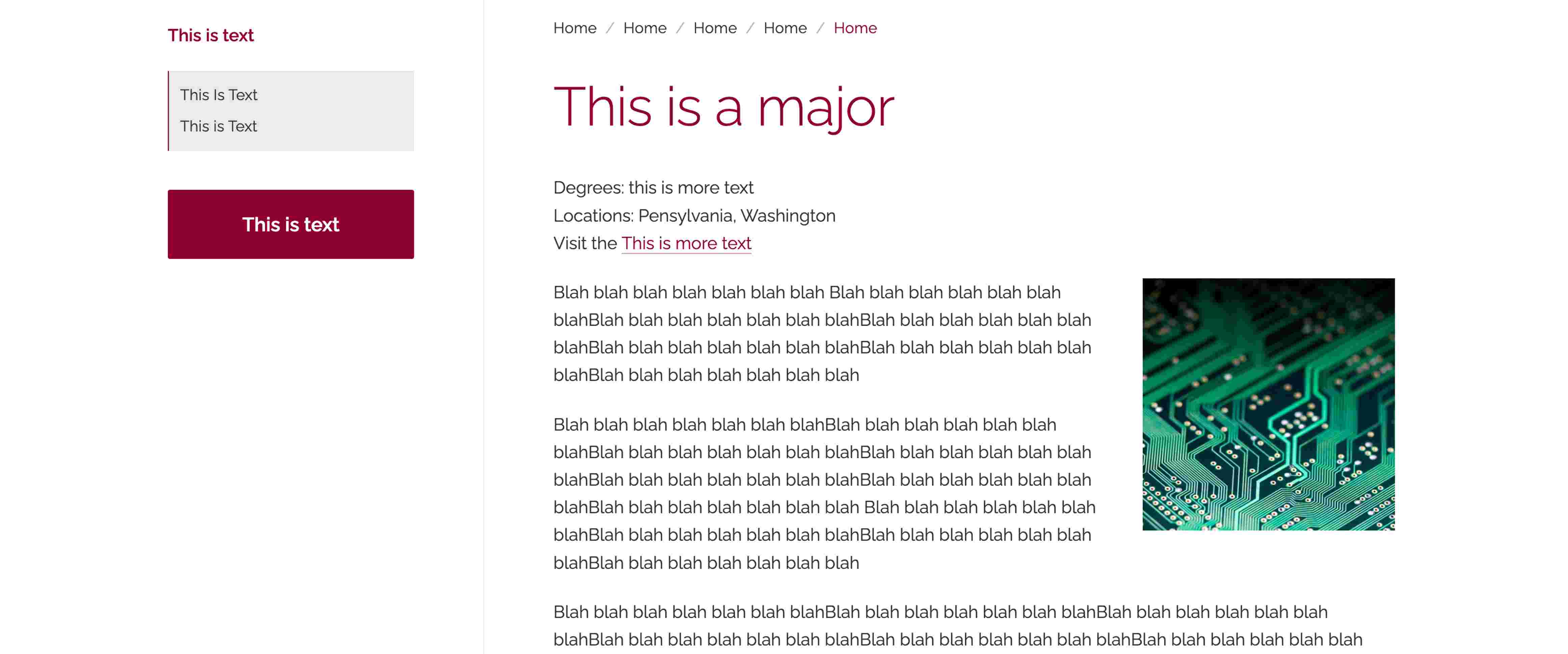  Please mockup this homepage using HTML and CSS only. I need
