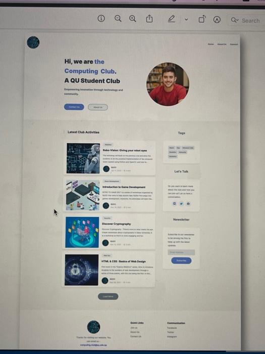 further clarifications. This assignment enables you to apply the HTML and CSS