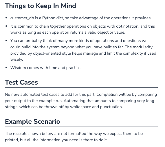 Dessert Shop Part 12: Admin Module Problem All good Point of Sale