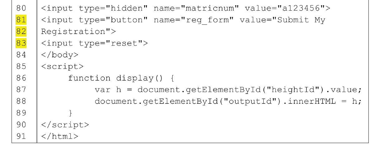 shows the height value in centimeters as the user moves the slider.