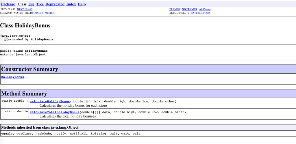 need help to creat holiday.java here is test file and html provided