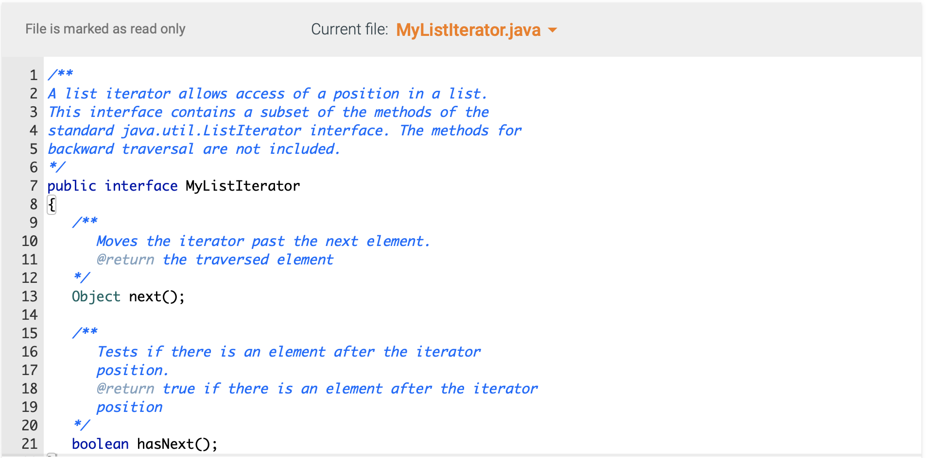 (This file is complete - make no changes to this file) -