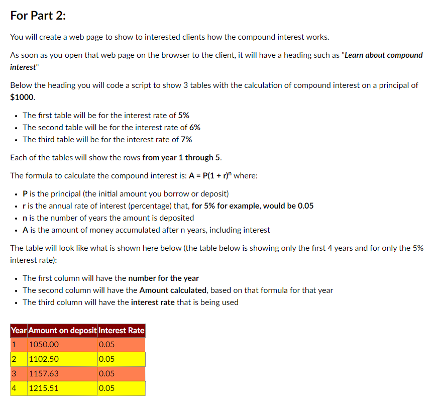 script, using the for looping statement, that calculates the product and sum
