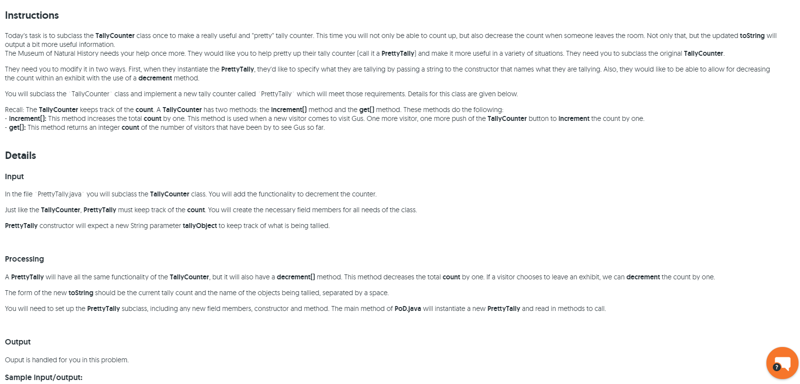 import java.util.*; public class PoD { public static void main (String