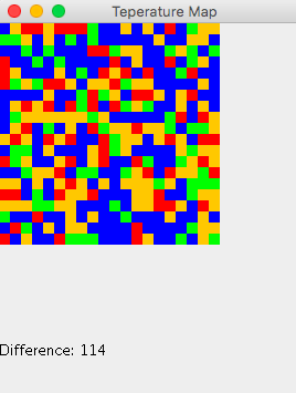 For this problem you will create a crude temperature map. A TemperatureMap