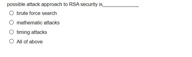 is the unauthorized disclosure of information O Confidentiality Integrity Availability Authenticity The