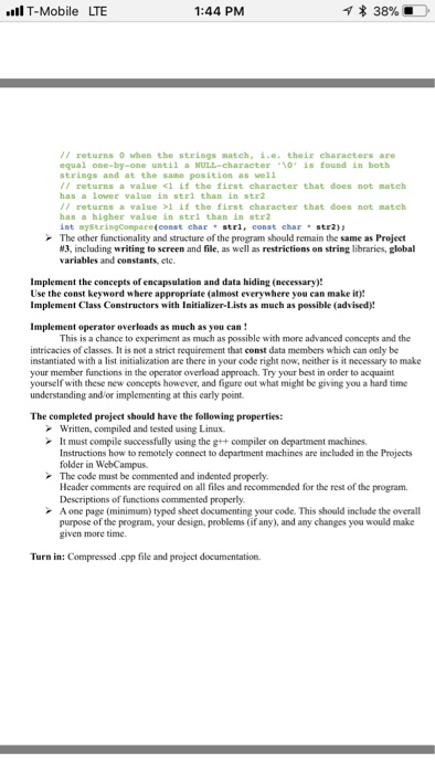 of this project is to test your ability to create and use