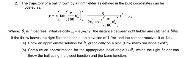  PLEASE INCLUDE THE FULL CODE (MatLab) in the answer The trajectory