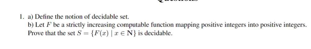 Help me answer this question plz! 1. a) Define the notion