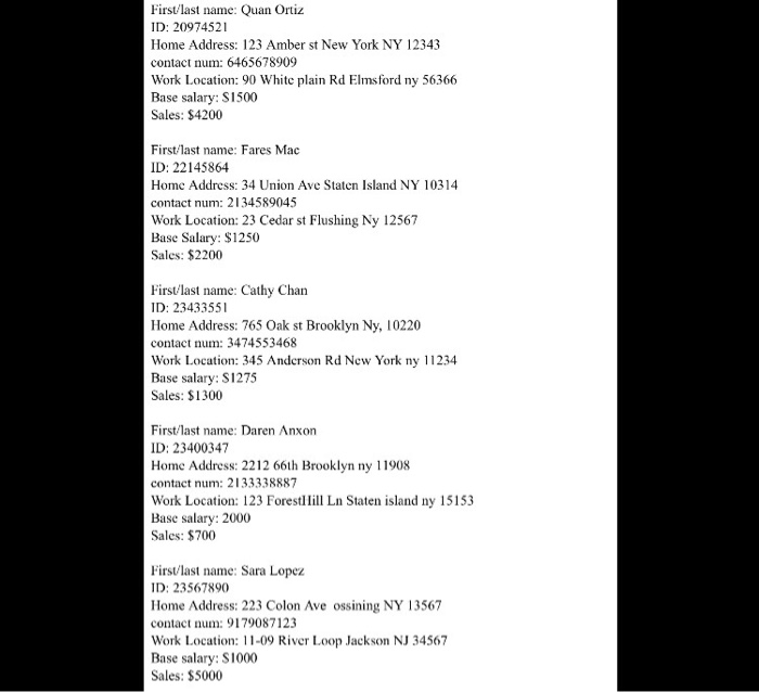 #include iostream etc. Also include an image showing what the output come