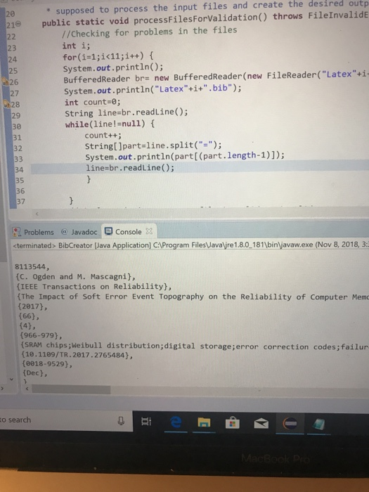  The code i need is in java. How do I check