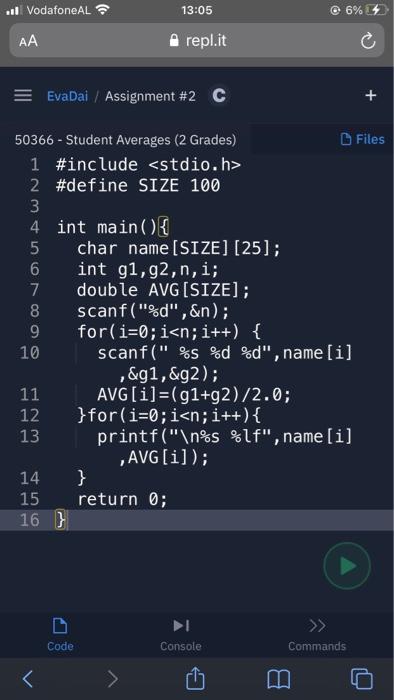 I want to convert this code into flowchart. 10 Vodafone AL @