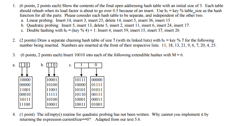 Please only answer the question 4. Please only answer the question 4.
