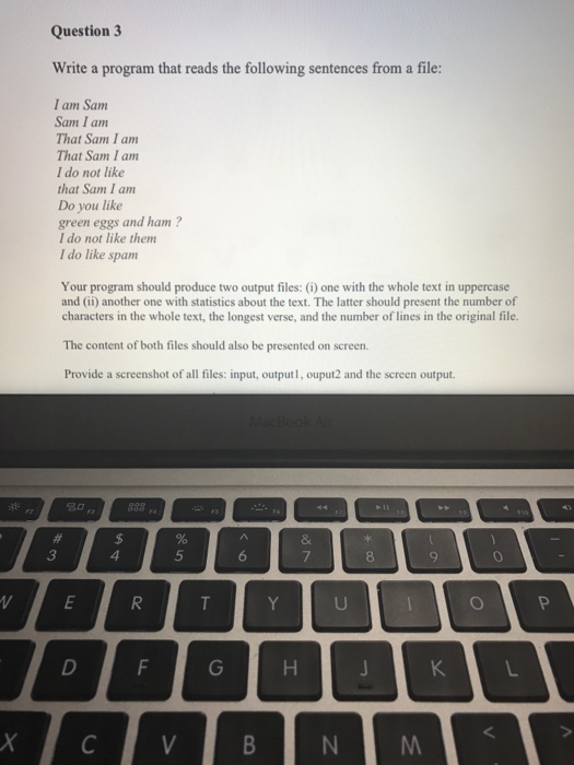  P ease use c++ language and functions/files to create the program.