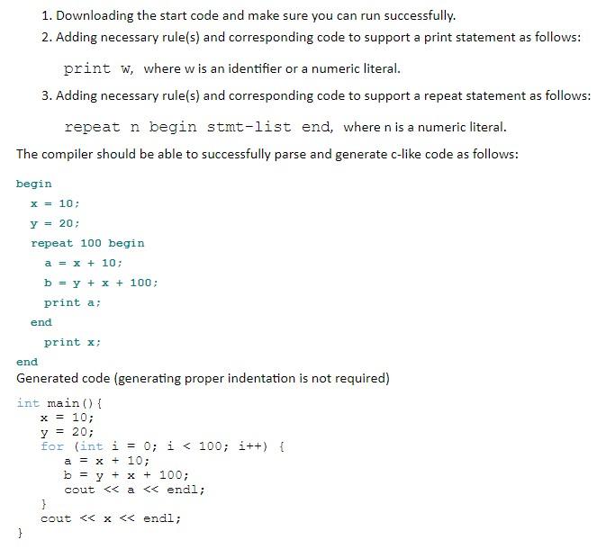 Python PLY library will be used to implement the lexical and parser