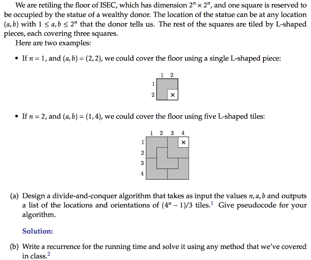  Hi, This is a Algorithm Question. Could someone help me with