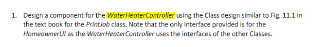 activity emphasizes the design of software based on components. Exercises After carefully