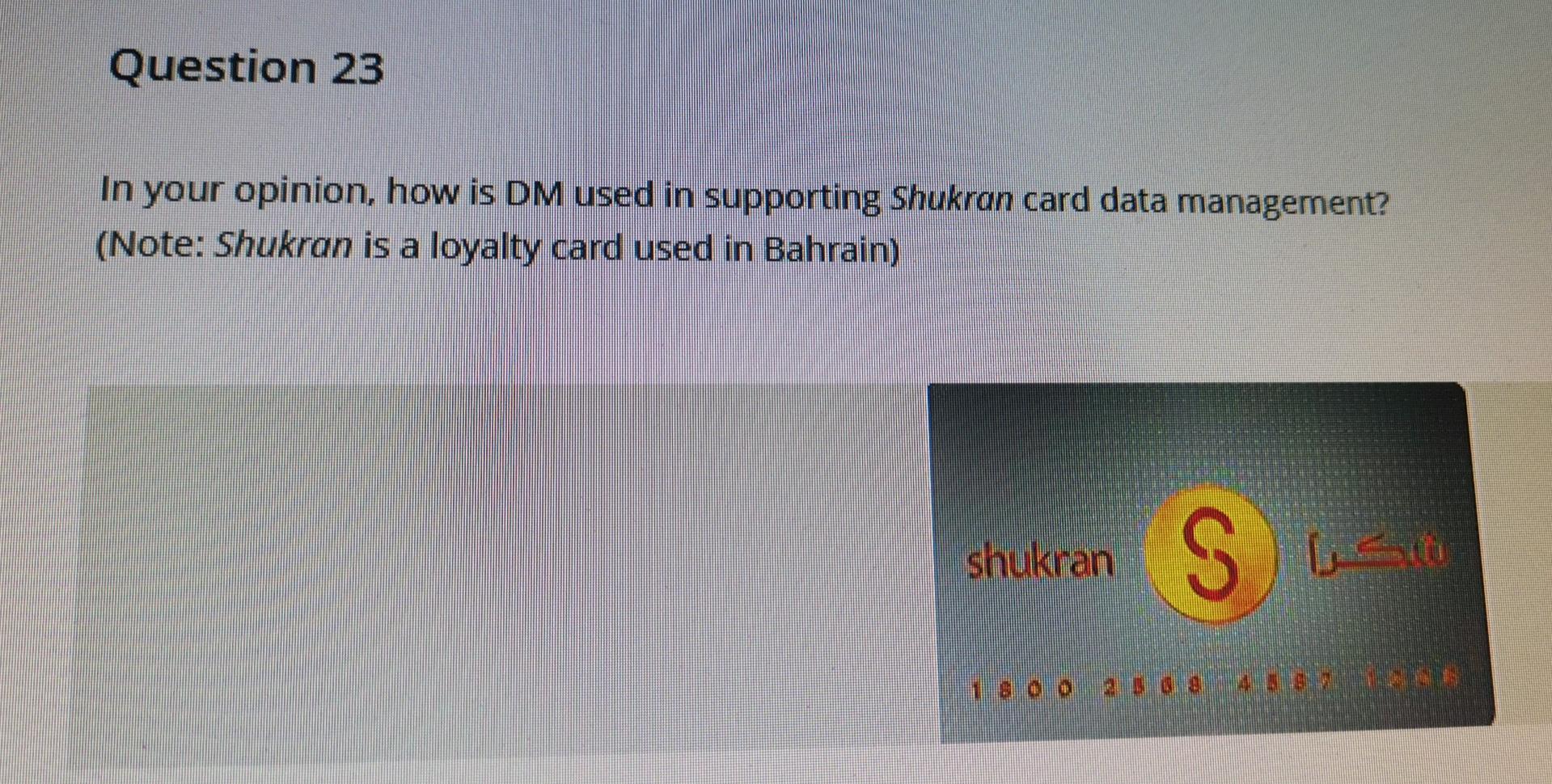  Data mining Q23 please answer the whole question I don't have