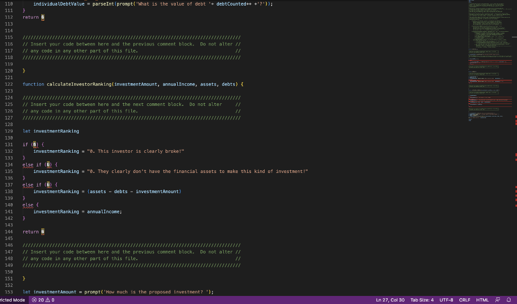 the value of asset '+ assetcounted + '7'1); totalValue0fAssets =8+8 3 return