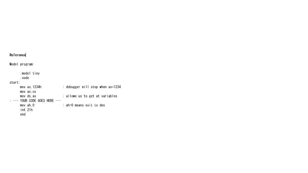 the first step is to make my screen appear as it does