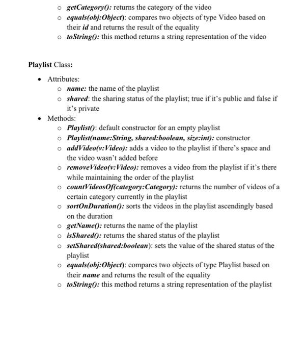 Channel name: String, size:int) + addPlaylist Playlist:boolean + deletePlaylist Playlist) boolean flipSharedStatusop