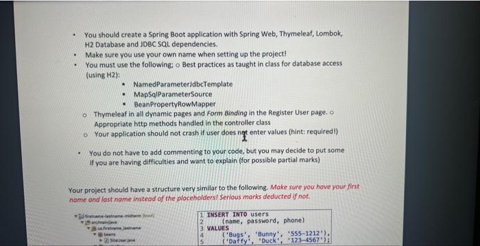 all titles! wercome.html after logging in as Bugs register.html (use form binding)