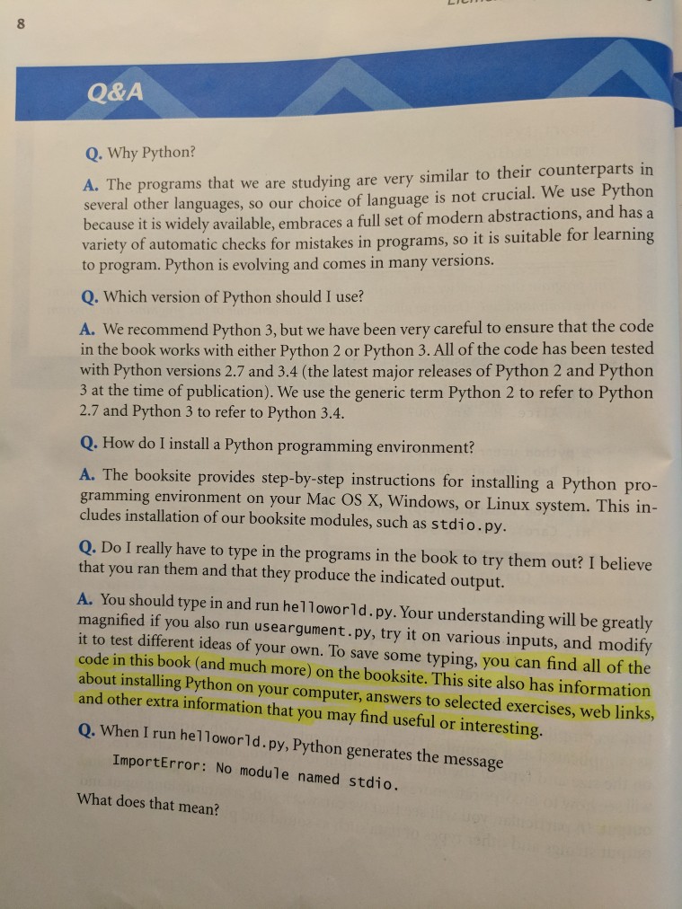 Python) is a collection of applications, not unlike many of the other