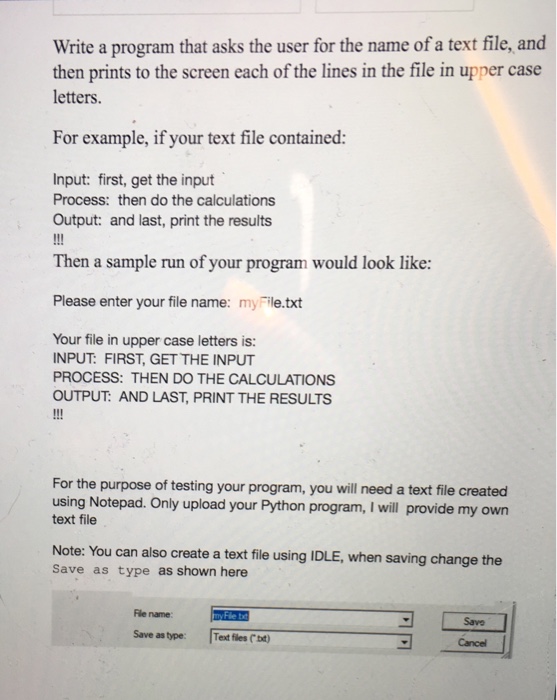 For python Write a program that asks the user for the