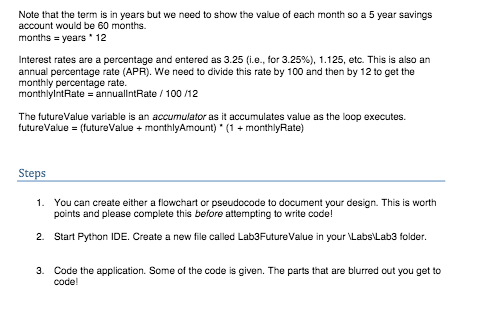 Create a Python application that will allow the user to calculate the