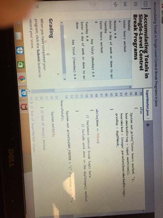 In this lab, you will use what you have learned about accumulating