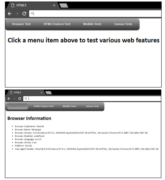 Create a website using an external CSS file an html file and