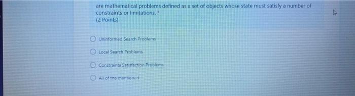  Artificial Intelligence *I NEED FINEL ANSWER ONLY AND I WILL GIVE